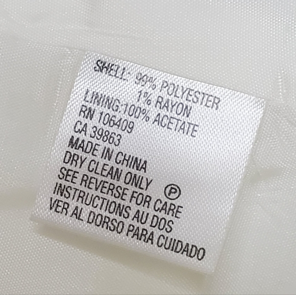 🔥Hostpick🔥NWT Tahari Size 12P Elegant White Striped Women's Blazer - Picture 11 of 14